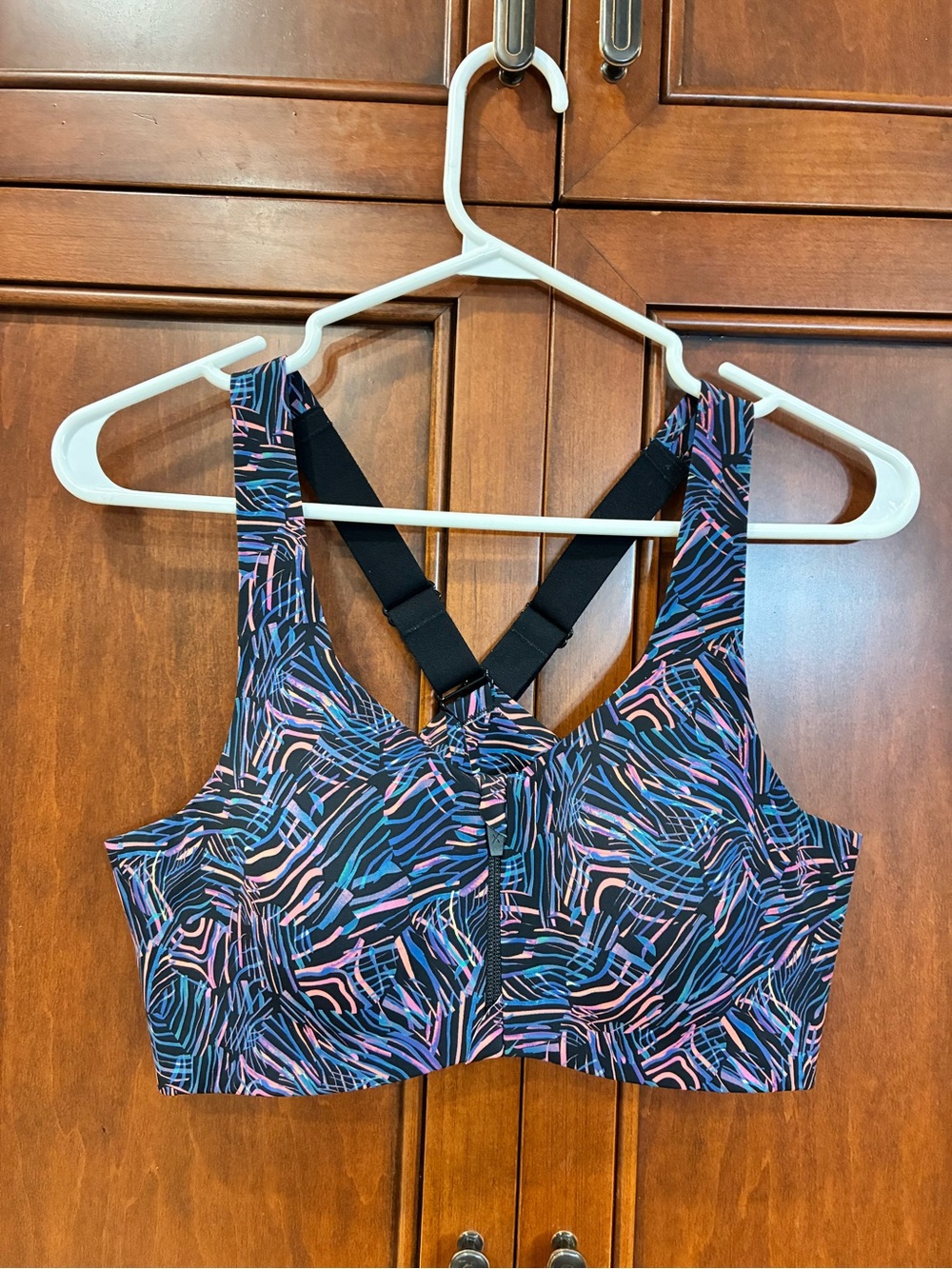 Knix Catalyst Front Zip Sports Bra Galactica Size 3 High Impact